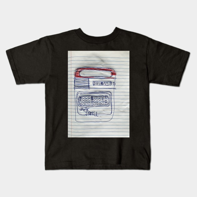 Childhood WHT Kids T-Shirt by Mijumi Doodles